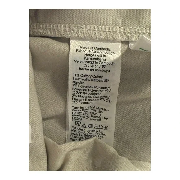 J Crew Stone Slim-fit garment-dyed five-pocket pant Mens 34‎ x 34 NWT